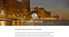 Desktop Screenshot of dustyburwell.com