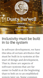 Mobile Screenshot of dustyburwell.com